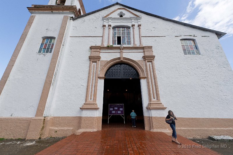 20101204_120408 D3S.jpg - San Felipe Church at Portobelo, home of the Black Christ.